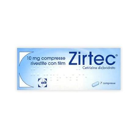 Ucb Pharma Zirtec 7 Compresse Rivestite Div 10 Mg