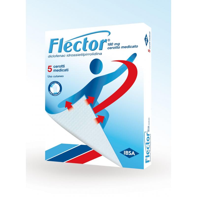 FLECTOR*5 cerotti medicati 180 mg