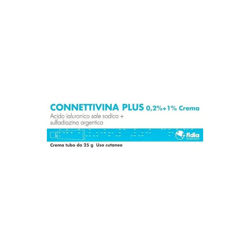 Connettivina Plus Crema Disinfettante Cute Lesa 25 g