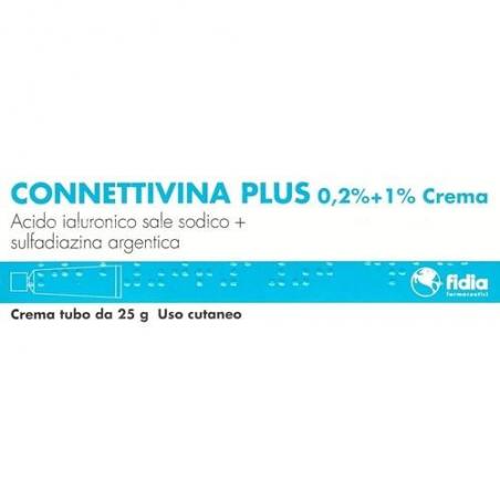 Connettivina Plus Crema Disinfettante Cute Lesa 25 g