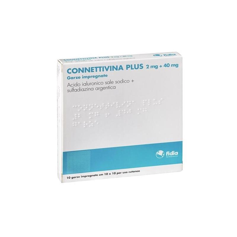 Connettivina Plus 10 Garze Disinfettate Cute Lesa