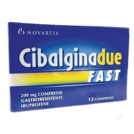 Glaxosmithkline C. Health. Cibalgina Due Fast 12 Compresse Gastrores 200 Mg