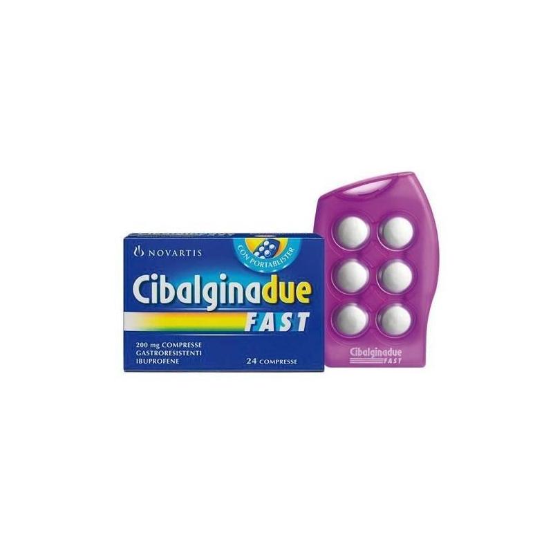 CIBALGINA DUE FAST*24 cpr gastrores 200 mg