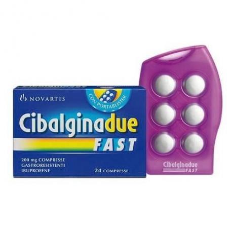 CIBALGINA DUE FAST*24 cpr gastrores 200 mg