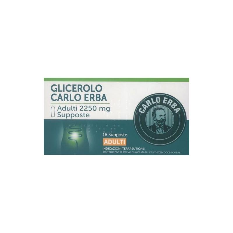 GLICEROLO (CARLO ERBA)*AD 18 supp 2.250 mg