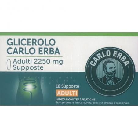 GLICEROLO (CARLO ERBA)*AD 18 supp 2.250 mg