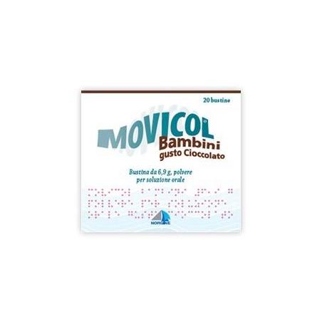 Norgine Italia Movicol Bambini 20 Buste Polvere Soluzione Orale 6,9 G Cioccolato