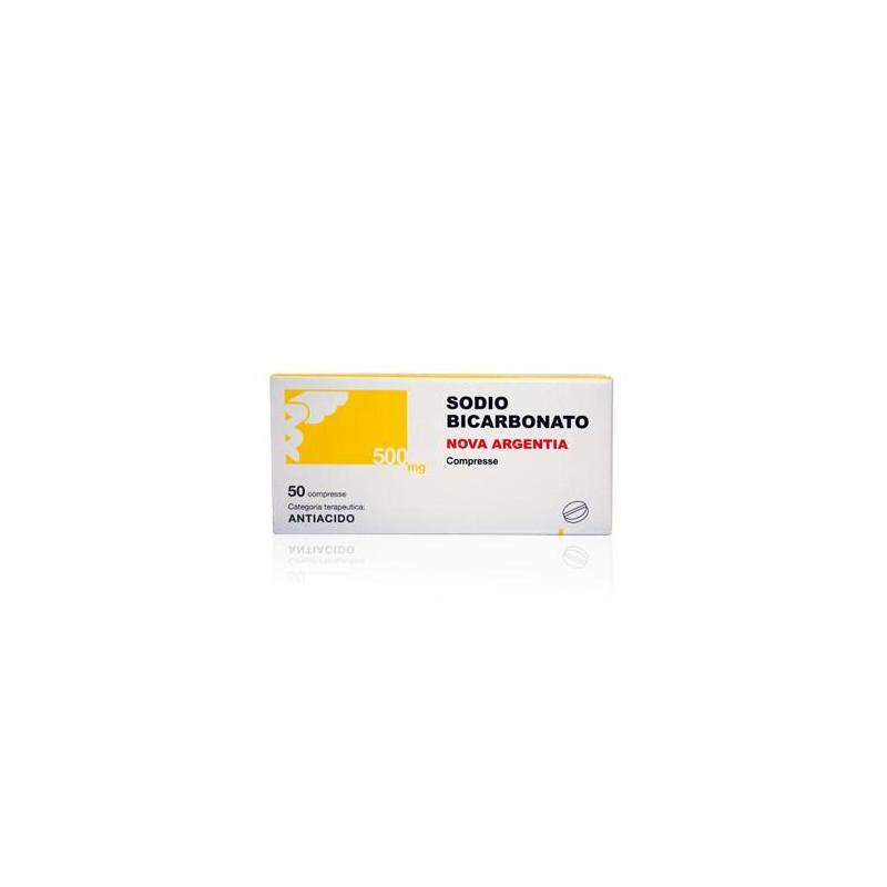 SODIO BICARBONATO (NOVA ARGENTIA)*50 cpr 500 mg SODIO BICARBONATO (NOVA ARGENTIA)*50 cpr 500 mg