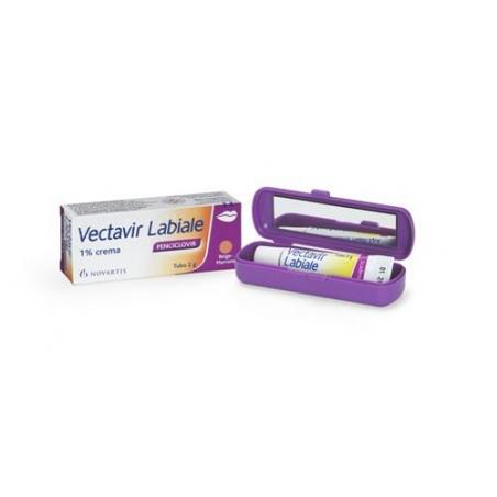 Novartis Vectavir Labiale 1% 2 g Crema per Herpes Labiale