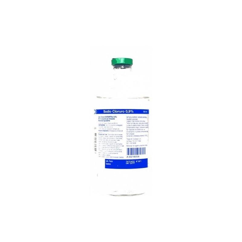 Sodio Cloruro (Eurospital)*1 flacone 500 ml 0,9%