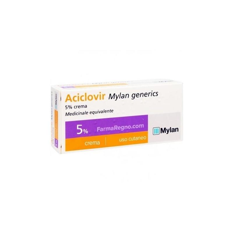 Aciclovir Crema Dermatologica 3 G 5%