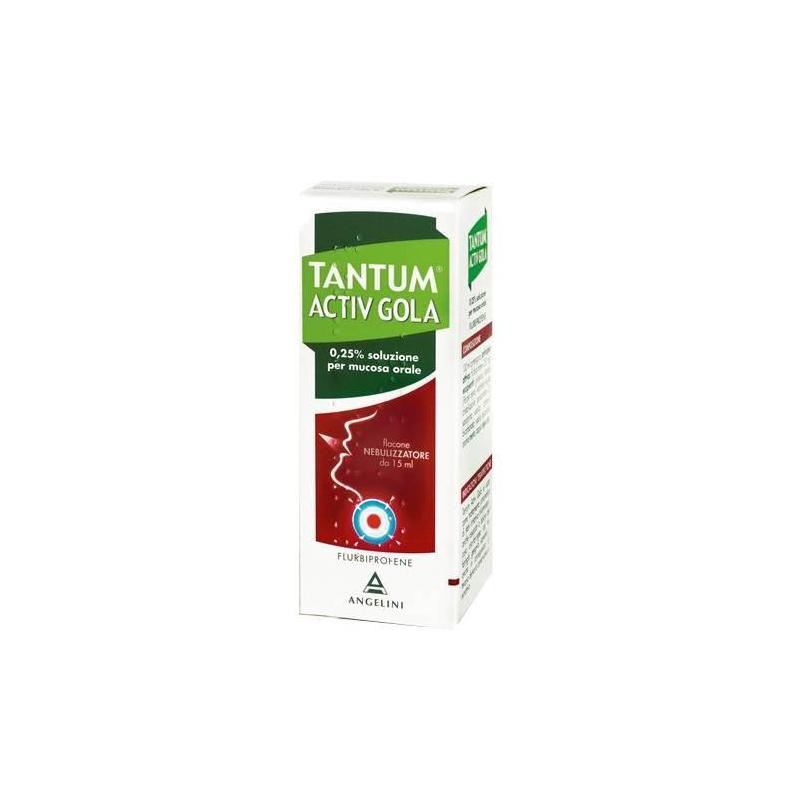 TANTUM VERDE GOLA*soluz mucosa os 15 ml 0,25%