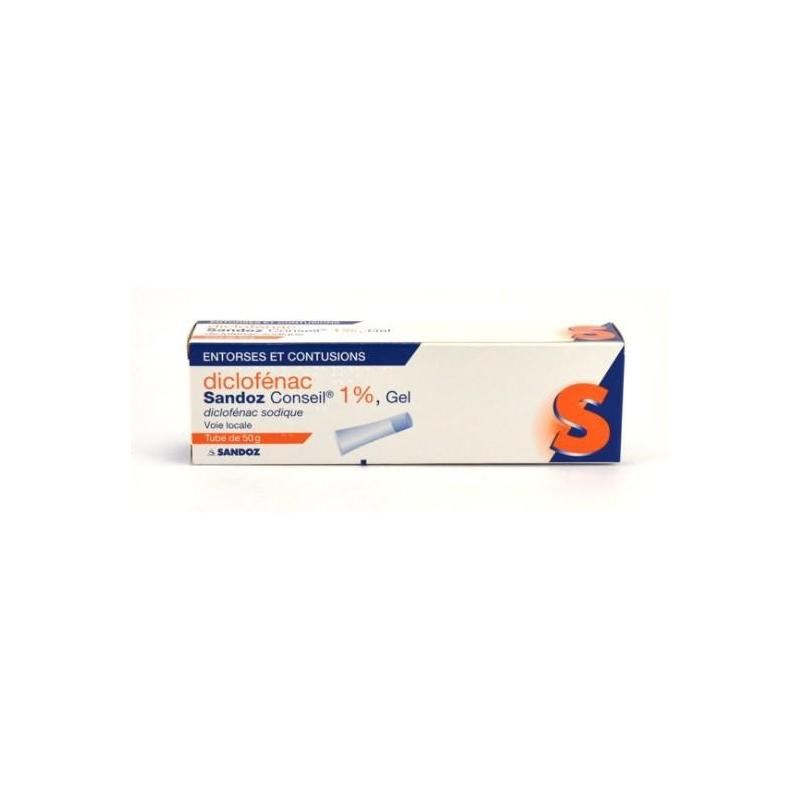 SANDOZ DICLOFENAC GEL 50G 1%