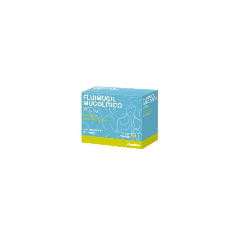 Zambon Italia Fluimucil Mucolitico 30 Buste Granulari 200 Mg