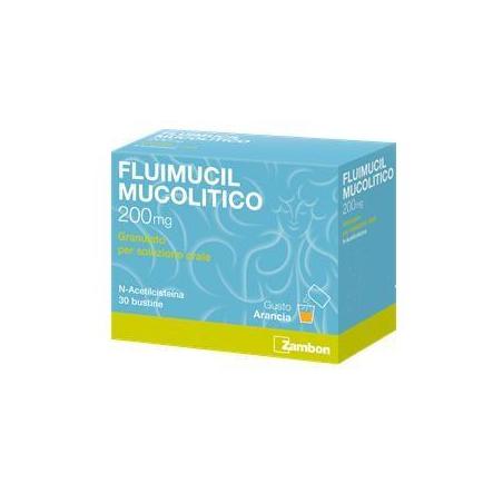 Zambon Italia Fluimucil Mucolitico 30 Buste Granulari 200 Mg