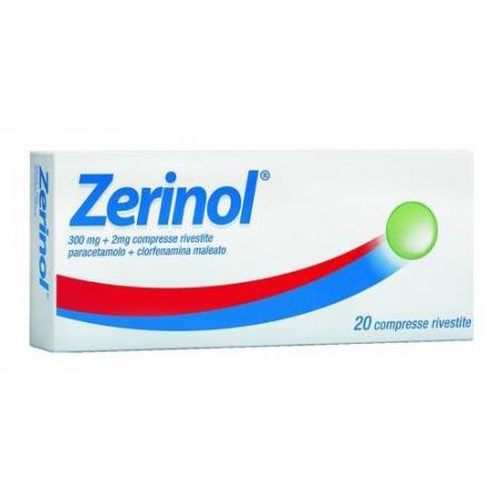Sanofi Zerinol 20 Compresse Rivestite 300 Mg + 2 Mg