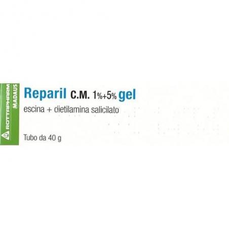 Madaus Reparil 40 g 1% + 5% Gel per Dolori Articolari e Muscolari