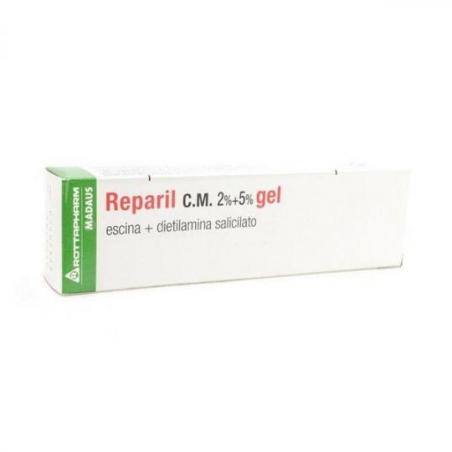 Madaus Reparil 40 g 2% + 5% Gel per Dolori Articolari e Muscolari