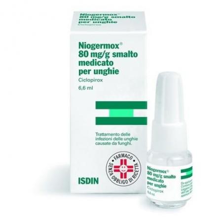 NIOGERMOX*smalto unghie 6,6 ml 80 mg/g