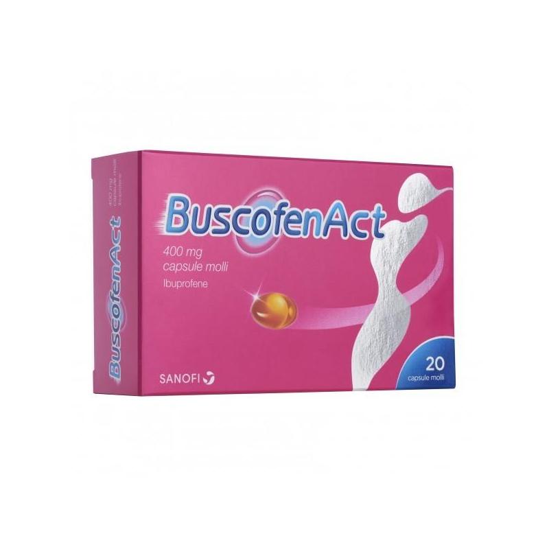 Buscofenact 20 capsule molli 400 mg