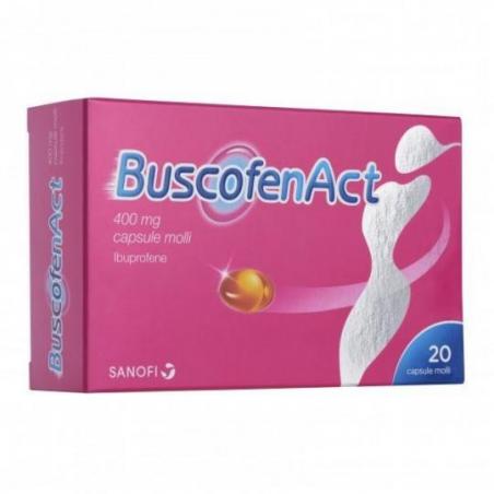 Buscofenact 20 capsule molli 400 mg