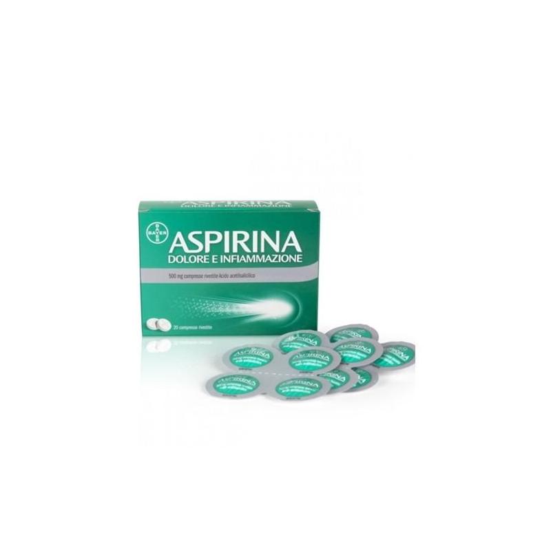 ASPIRINA DOLORE E INFIAMMAZIONE*8 cpr riv 500 mg