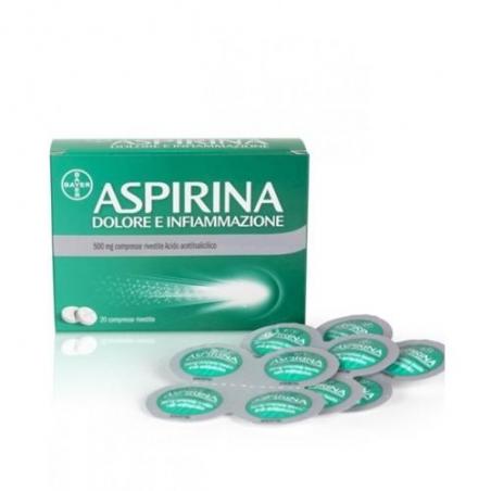 ASPIRINA DOLORE E INFIAMMAZIONE*8 cpr riv 500 mg
