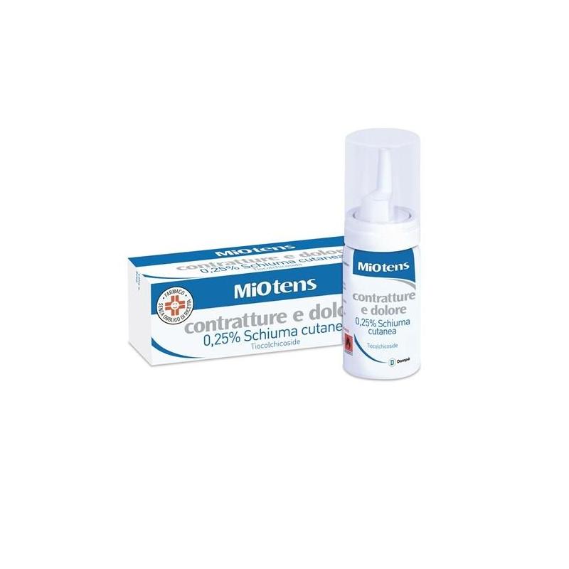 MIOTENS CONTRATTURE E DOLORE*schiuma cutanea 30 ml 0,25%