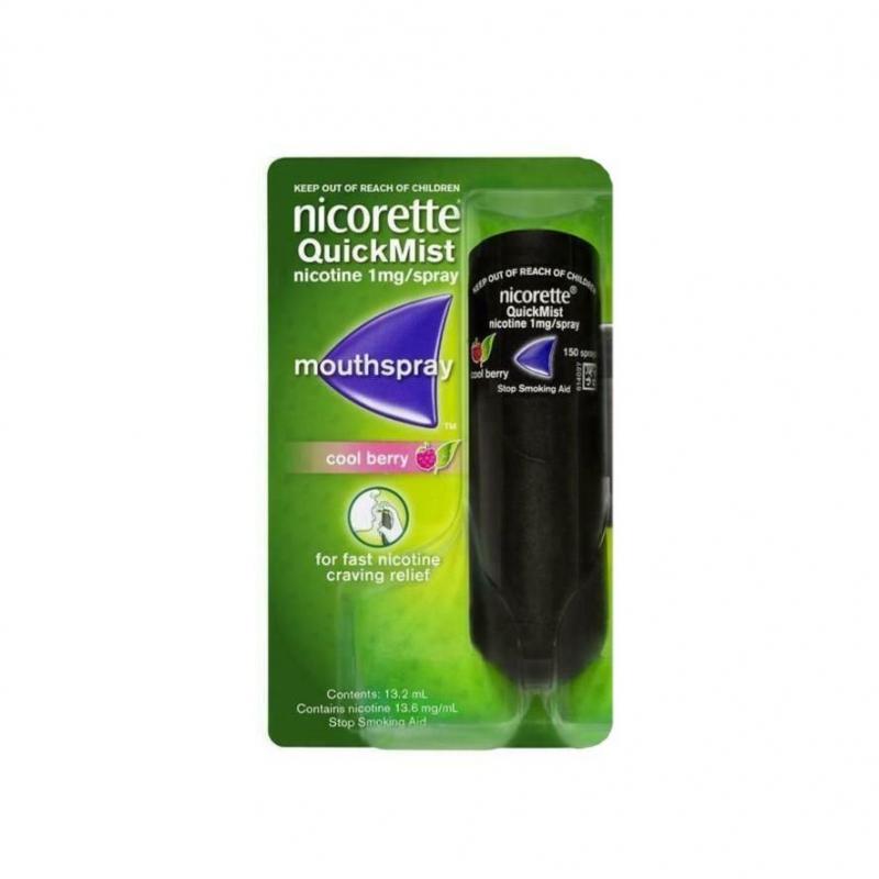 Nicorette Quick Spray 1 Flacone 150D Aroma Frutti Rossi