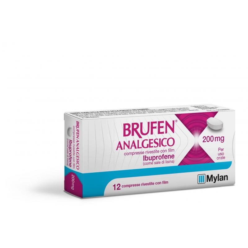 Brufen Ibuprofene 12 Compresse Rivestite 200 Mg