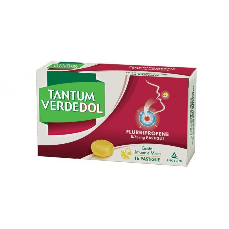 Angelini TANTUM VERDEDOL16 Pastiglie 8,75 Mg Limone Miele - Scadenza 30/11/2026