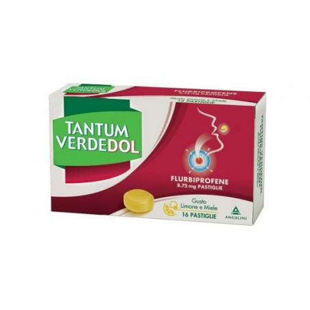 Angelini TANTUM VERDEDOL16 Pastiglie 8,75 Mg Limone Miele