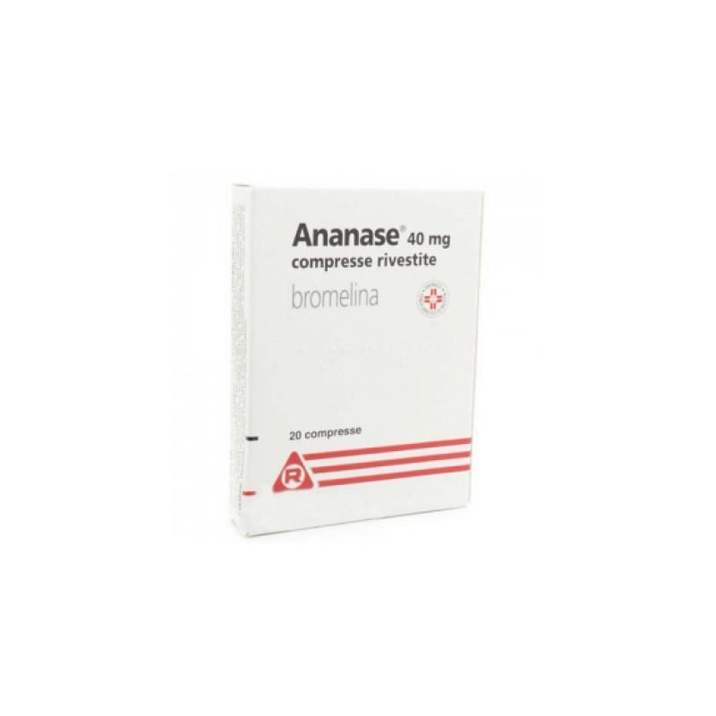 ANANASE*20 cpr riv 40 mg