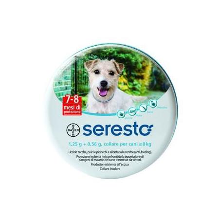 Seresto*Cani 1,25+0,56g 1-8kg