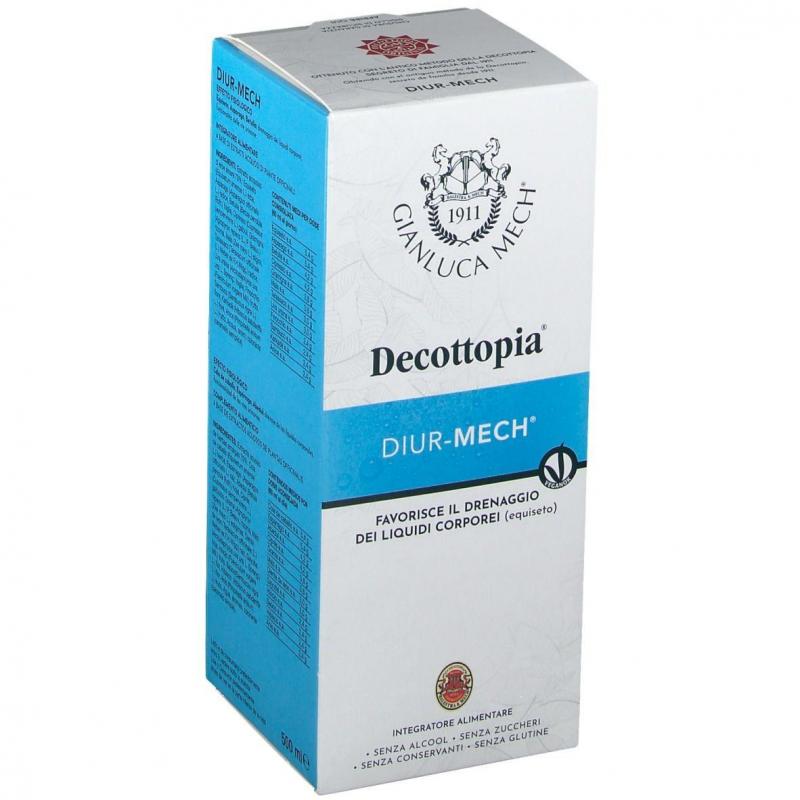 Decottopia Diur Mech per Coadiuvare alla Perdita del Peso ed al Drenaggio dei Liquidi 500 ml