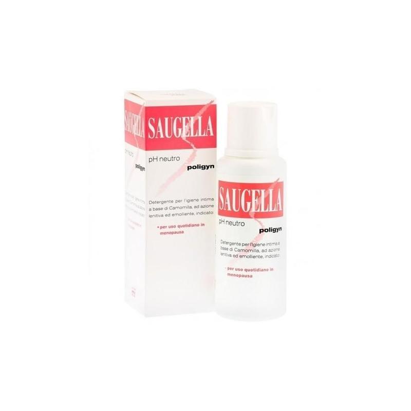 Saugella Poligyn Detergente Intimo per Donne in Menopausa 250 ml