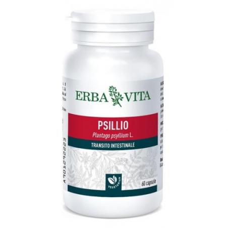 Erba Vita Psillio 60 Capsule Integratore Alimentare per il Benessere Intestinale