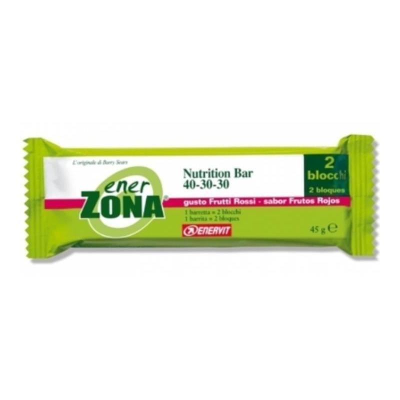 Enerzona Nutrition Bar 1 Barretta Senza Glutine Gusto Frutti Rossi