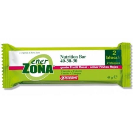 Enerzona Nutrition Bar 1 Barretta Senza Glutine Gusto Frutti Rossi
