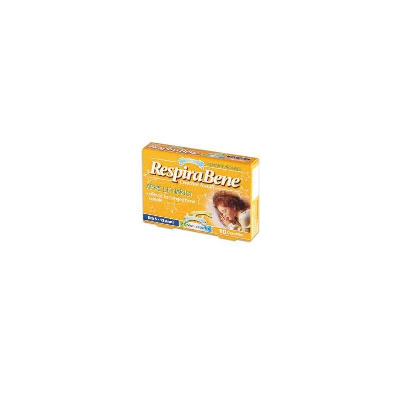 CEROTTO NASALE BAMBINI RESPIRA BENE 10 PEZZI CEROTTO NASALE BAMBINI RESPIRA BENE 10 PEZZI
