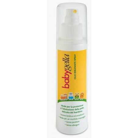 Babygella Olio Idratante 125 ml Spray Anti Irritazioni e Arrossamenti