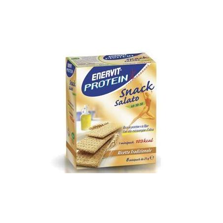 Enervit Protein 8 pack x 25 g Snack Salato Ricetta Tradizionale