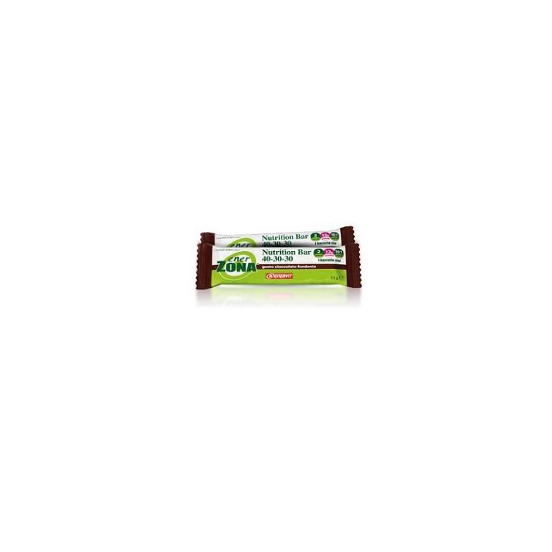 Enerzona Nutrition Bar 40-30-30 1 Barretta Gusto Cioccolato Fondente