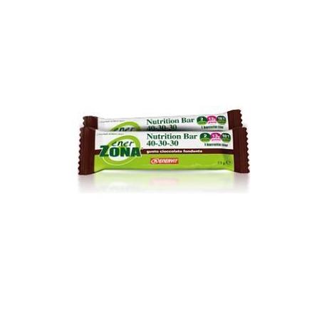 Enerzona Nutrition Bar 40-30-30 1 Barretta Gusto Cioccolato Fondente