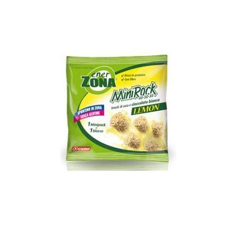 Enerzona Minirock 40-30-30 24 g Snack di Soia Gusto Lemon