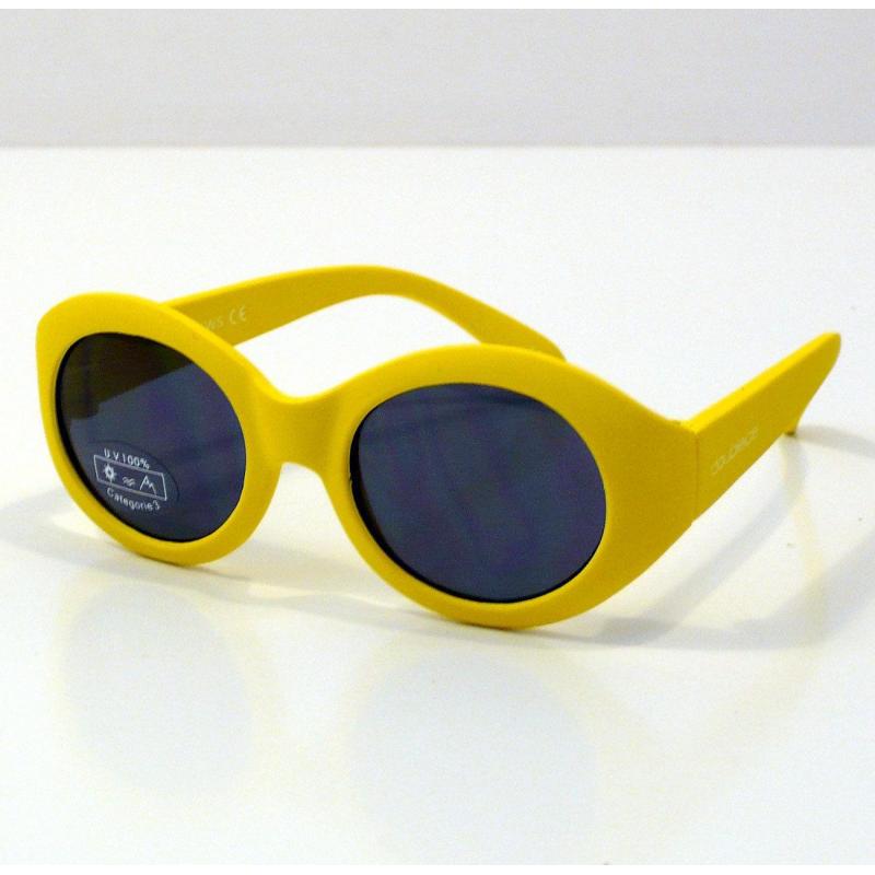 DoubleIce Kids Sunglasses Occhiali da Sole per Bambini Colore Giallo