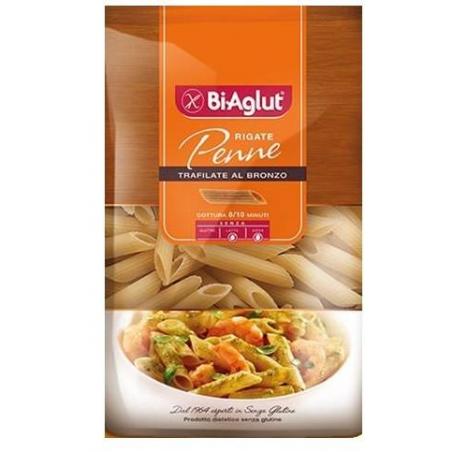 BiAglut Trafilate al Bronzo 500 g Penne Rigate Senza Glutine