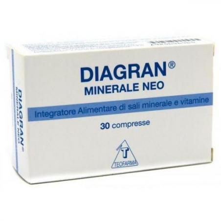 Teofarma Diagran Minerale Neo 30 Compresse Integratore Sali Minerali e Vitamine