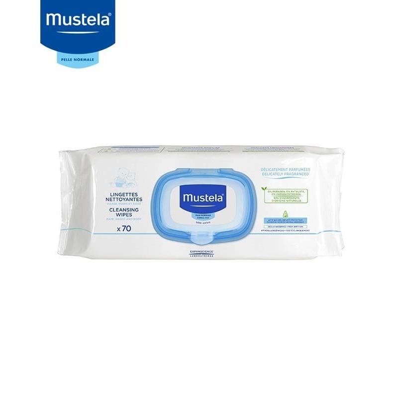 Mustela Salviette Detergenti Profumate per il Cambio del Bebè