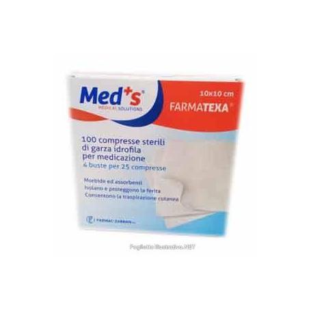 Med's Garza Sterile 10X10CM 100PZ